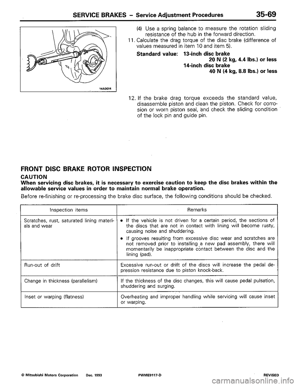 MITSUBISHI COLT 1992 Workshop Manual MITSUBISHI COLT 1992 Workshop Manual
