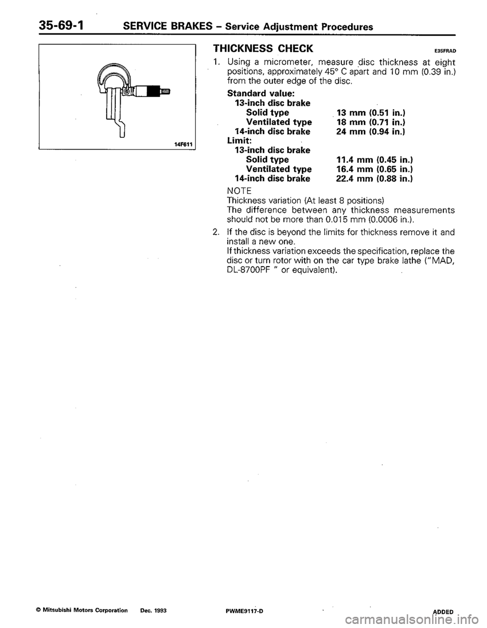 MITSUBISHI COLT 1992 Workshop Manual MITSUBISHI COLT 1992 Workshop Manual
