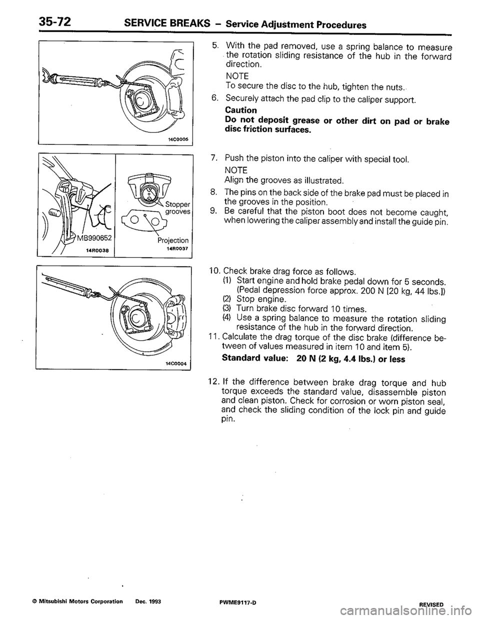 MITSUBISHI COLT 1992 Workshop Manual MITSUBISHI COLT 1992 Workshop Manual