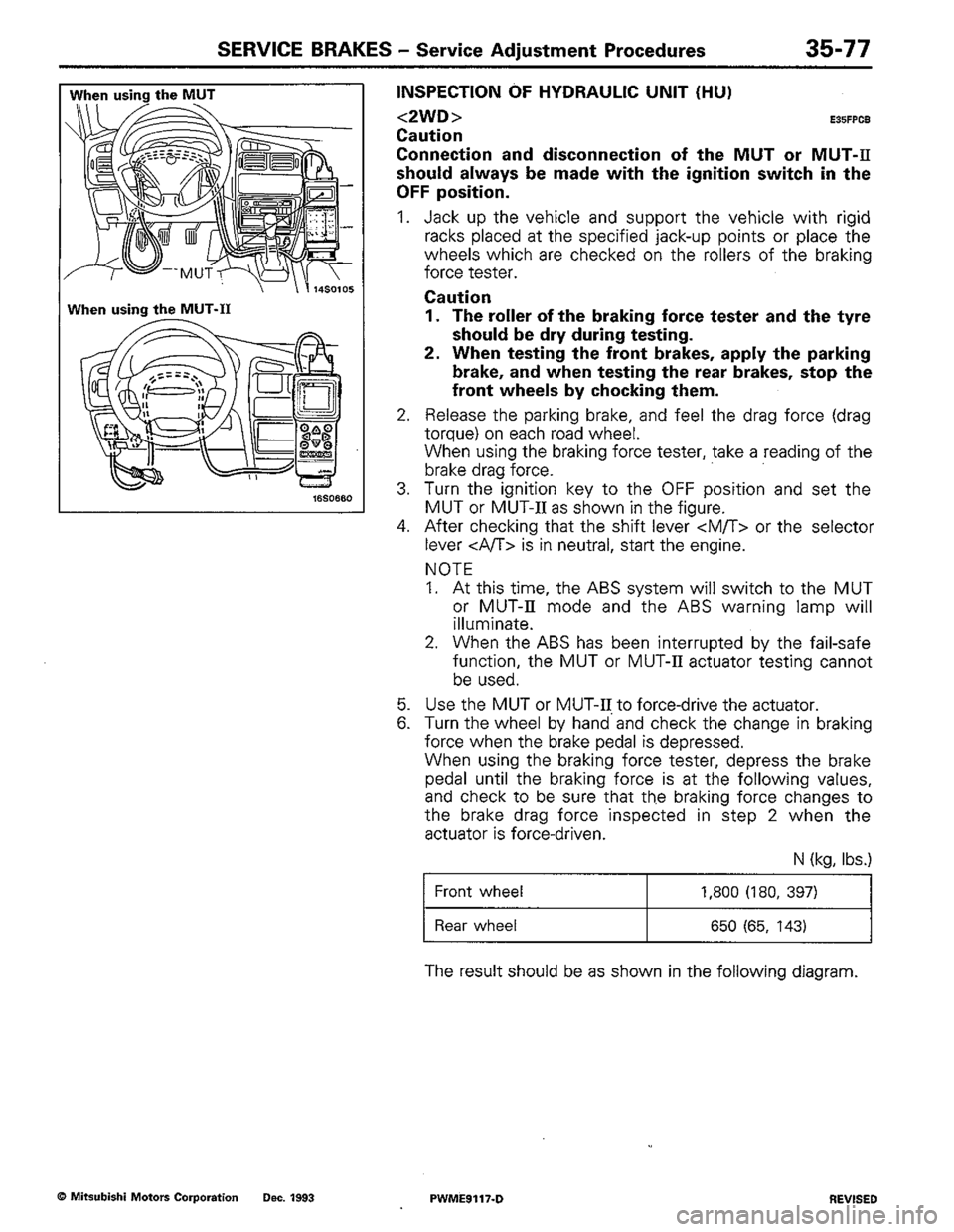 MITSUBISHI COLT 1992 Workshop Manual MITSUBISHI COLT 1992 Workshop Manual