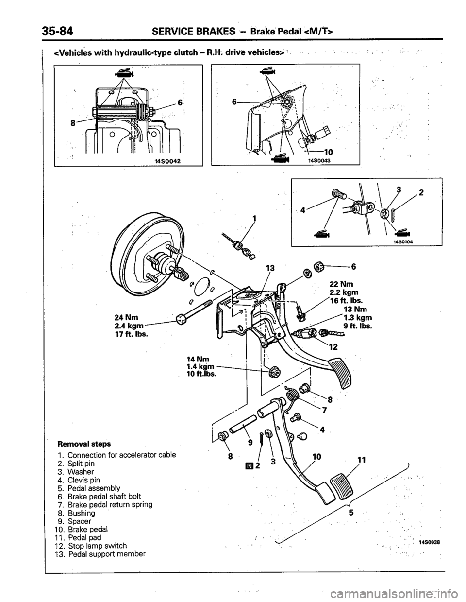 MITSUBISHI COLT 1992 Workshop Manual MITSUBISHI COLT 1992 Workshop Manual
