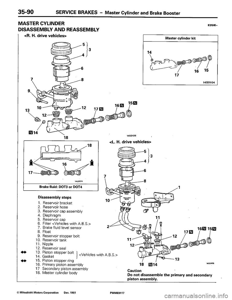 MITSUBISHI COLT 1992 Workshop Manual MITSUBISHI COLT 1992 Workshop Manual