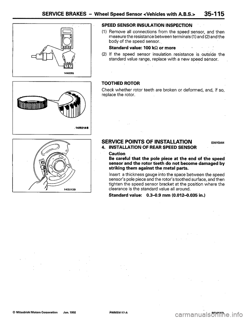 MITSUBISHI COLT 1992 Workshop Manual MITSUBISHI COLT 1992 Workshop Manual