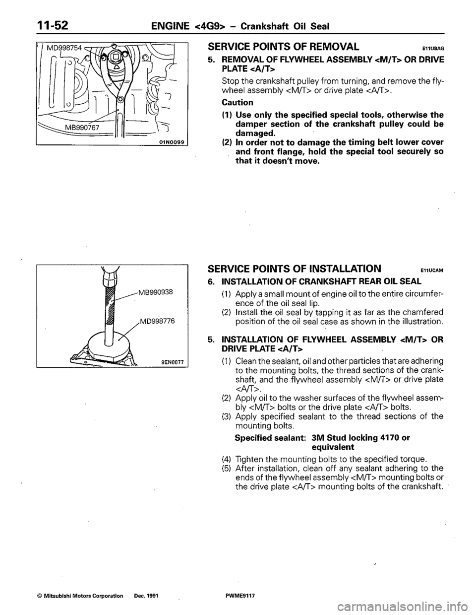 MITSUBISHI COLT 1992 Owners Manual MITSUBISHI COLT 1992 Owners Manual