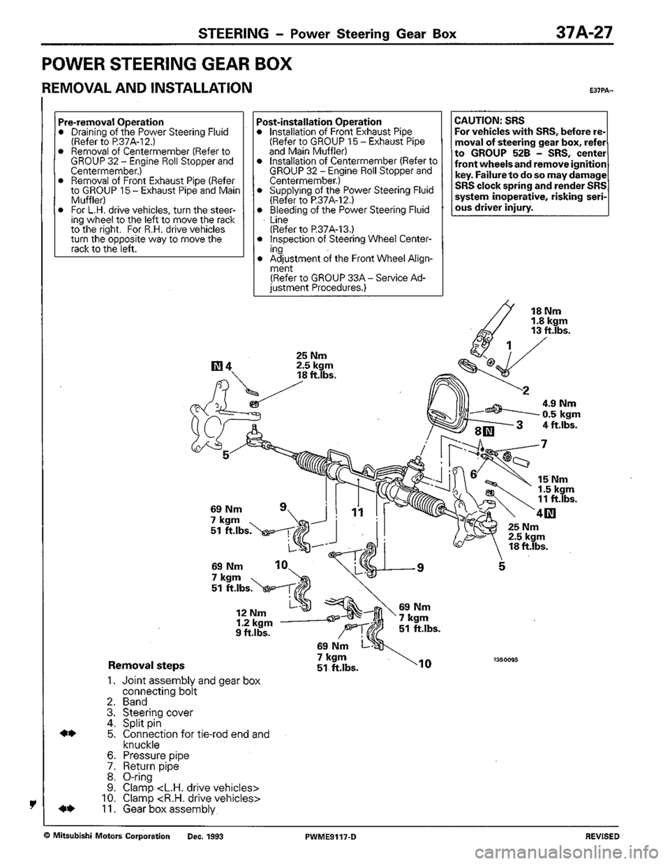 MITSUBISHI COLT 1992 Workshop Manual MITSUBISHI COLT 1992 Workshop Manual