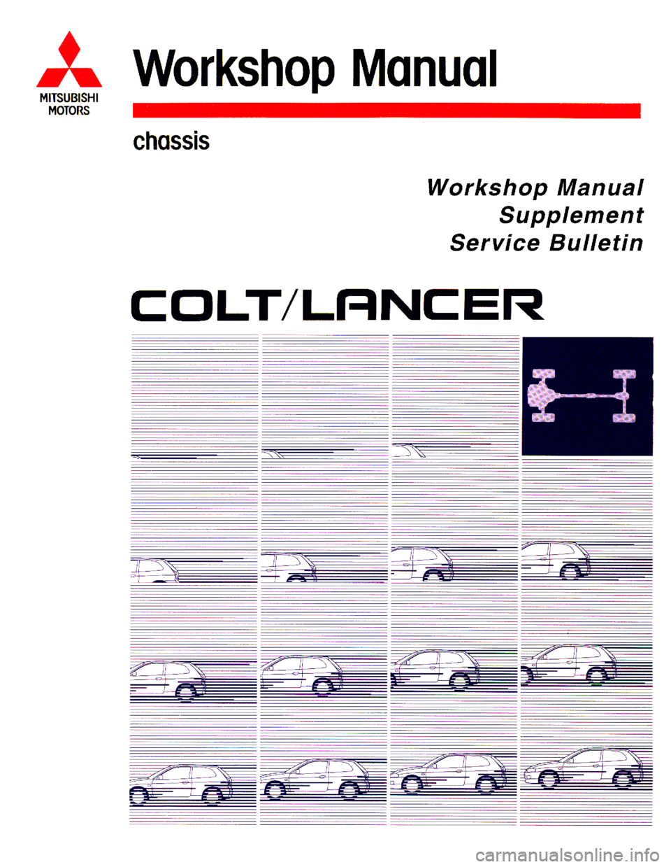 MITSUBISHI COLT 1996  Workshop Manual 