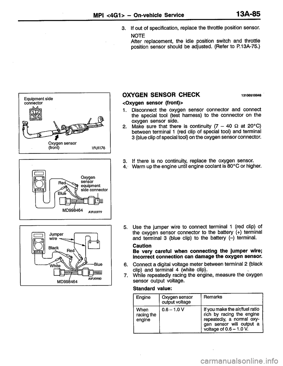 MITSUBISHI COLT 1996 Workshop Manual MITSUBISHI COLT 1996 Workshop Manual