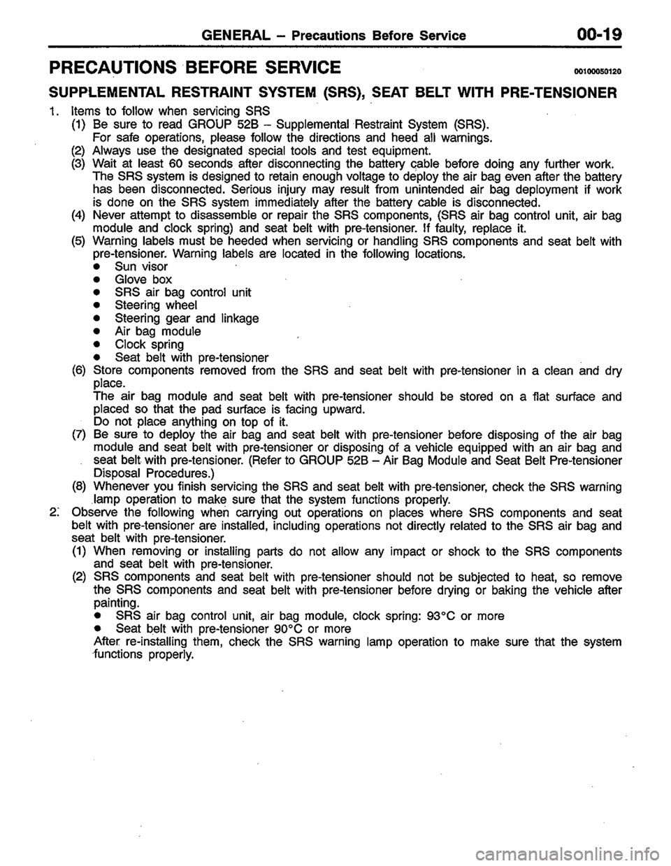 MITSUBISHI COLT 1996 Owners Manual MITSUBISHI COLT 1996 Owners Manual