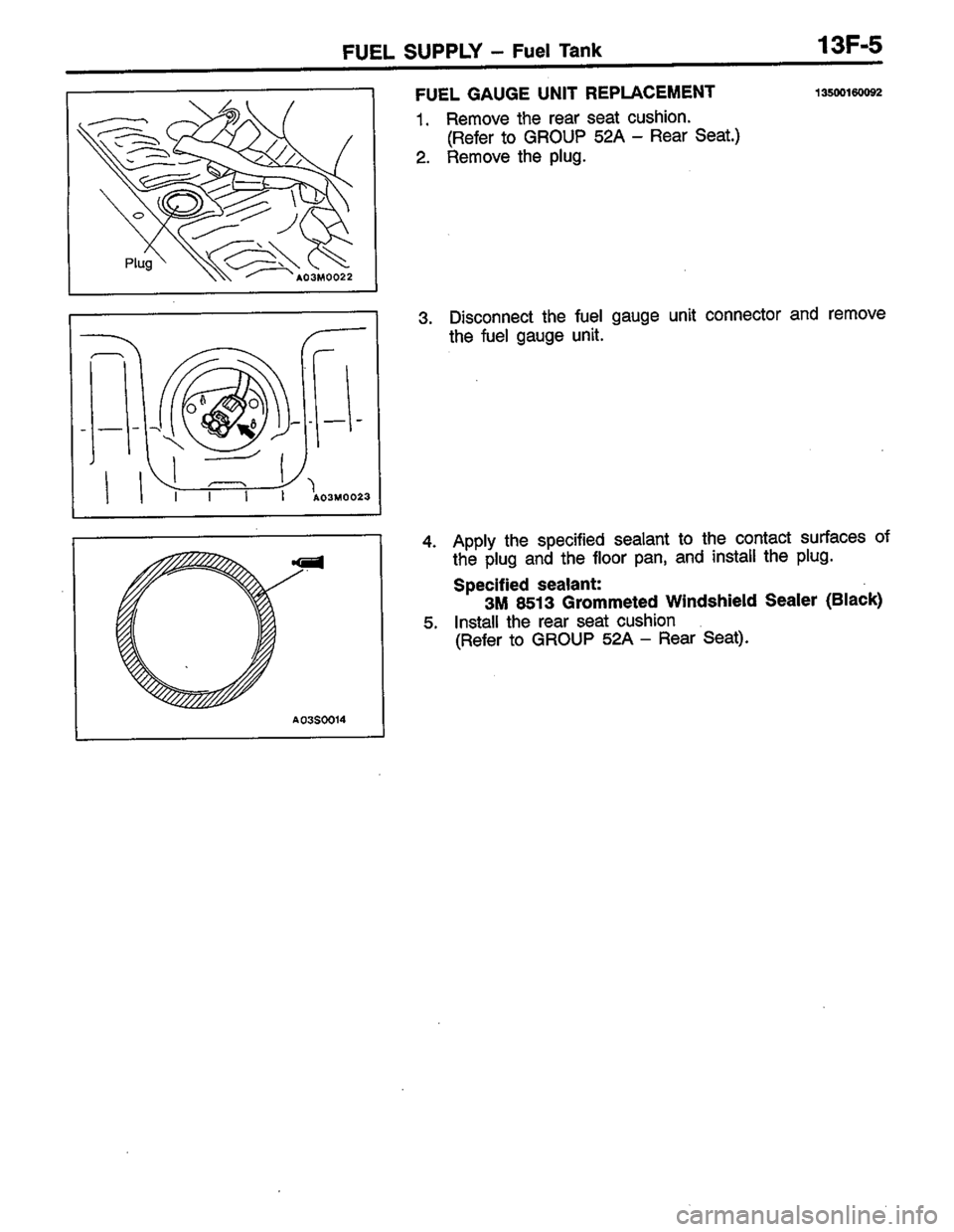 MITSUBISHI COLT 1996 Workshop Manual MITSUBISHI COLT 1996 Workshop Manual