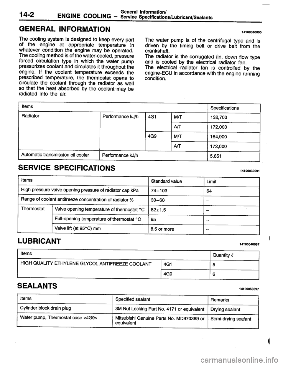MITSUBISHI COLT 1996 Workshop Manual MITSUBISHI COLT 1996 Workshop Manual