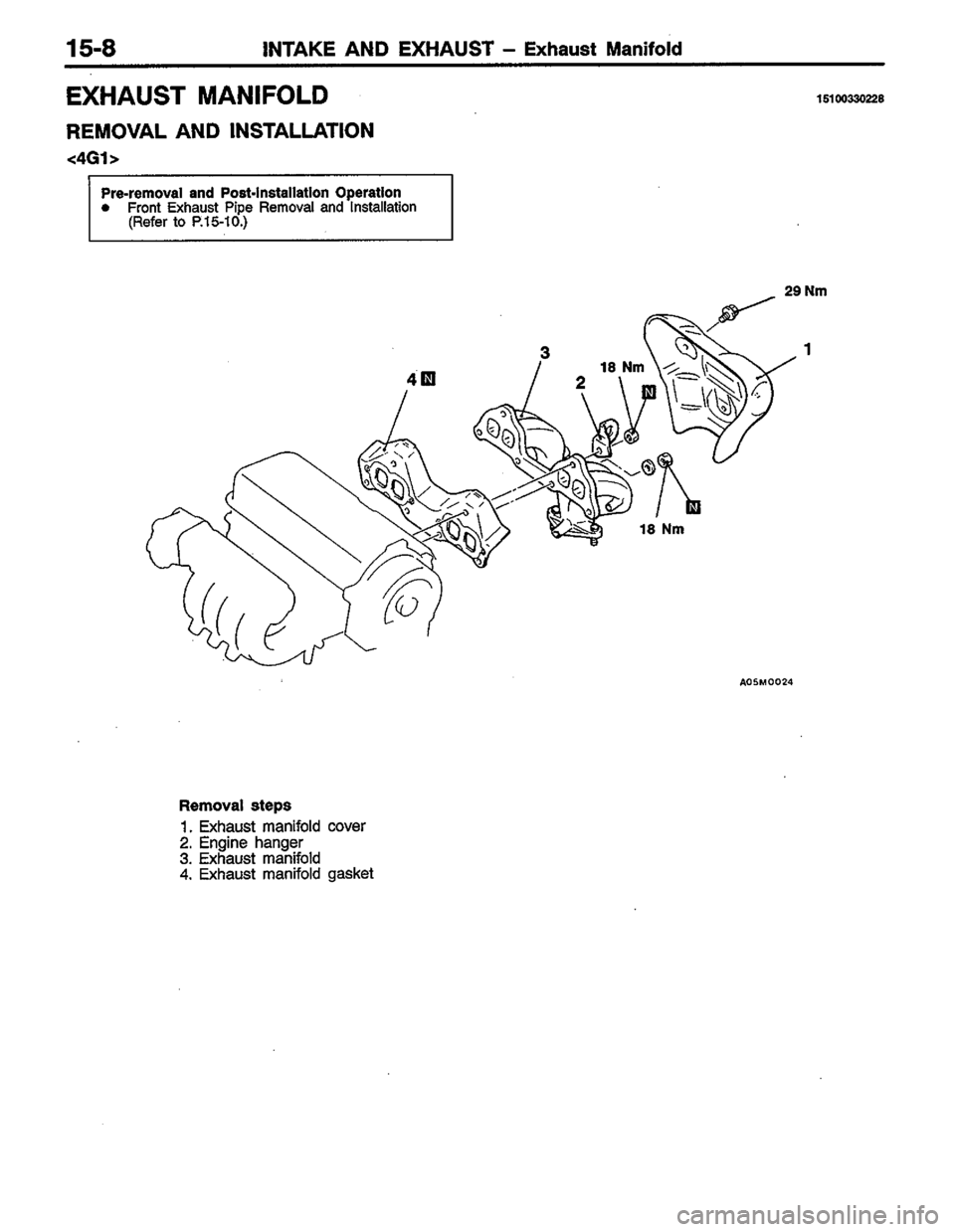 MITSUBISHI COLT 1996 Workshop Manual MITSUBISHI COLT 1996 Workshop Manual