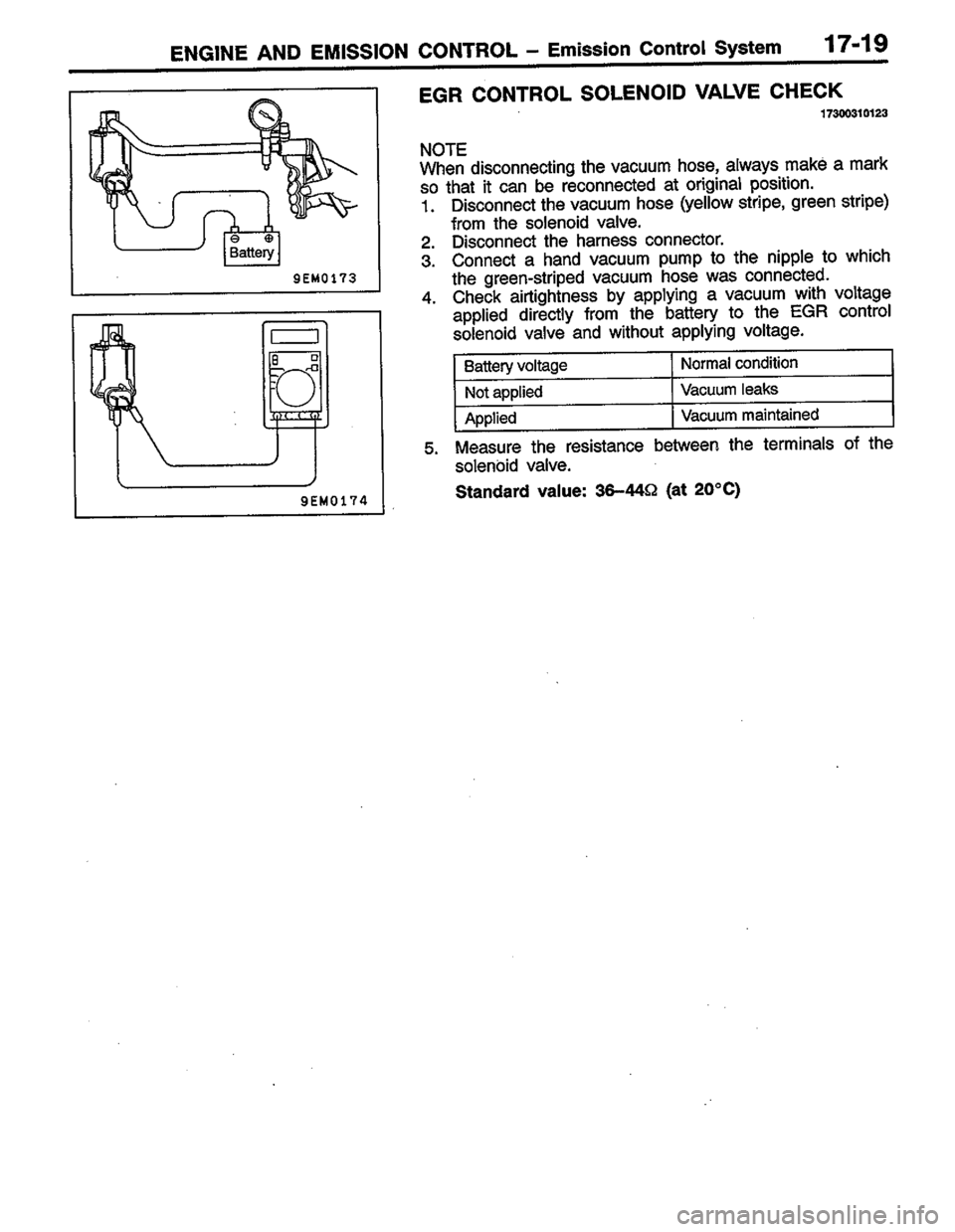 MITSUBISHI COLT 1996 Workshop Manual MITSUBISHI COLT 1996 Workshop Manual