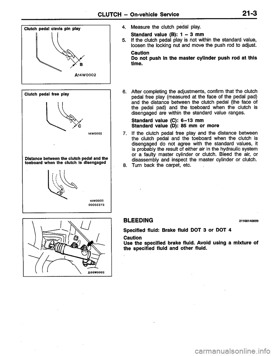 MITSUBISHI COLT 1996 Workshop Manual MITSUBISHI COLT 1996 Workshop Manual