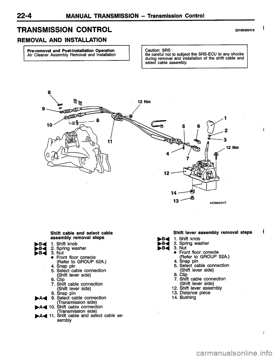 MITSUBISHI COLT 1996 Workshop Manual MITSUBISHI COLT 1996 Workshop Manual