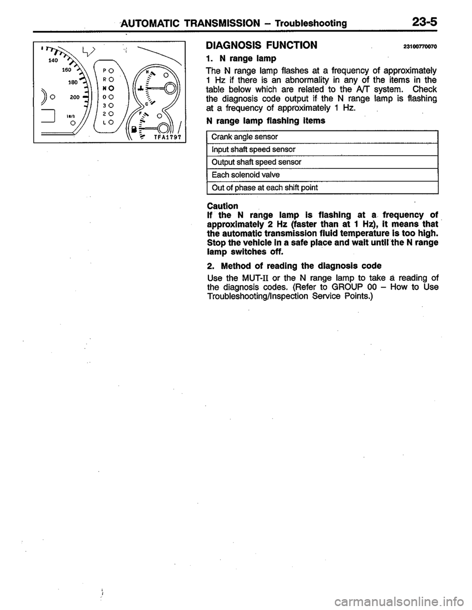 MITSUBISHI COLT 1996 Workshop Manual MITSUBISHI COLT 1996 Workshop Manual