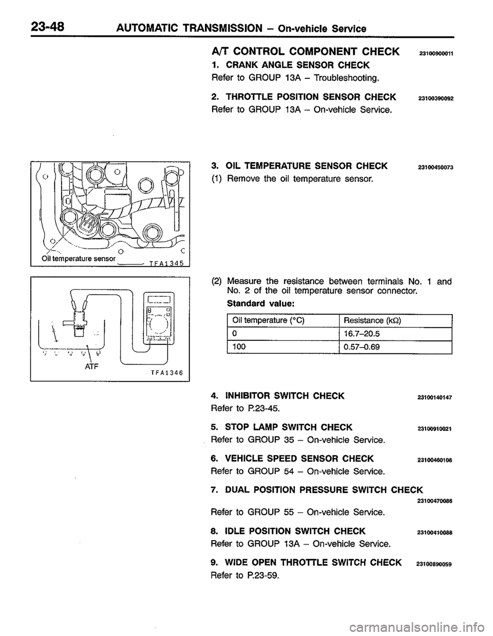MITSUBISHI COLT 1996 Workshop Manual MITSUBISHI COLT 1996 Workshop Manual