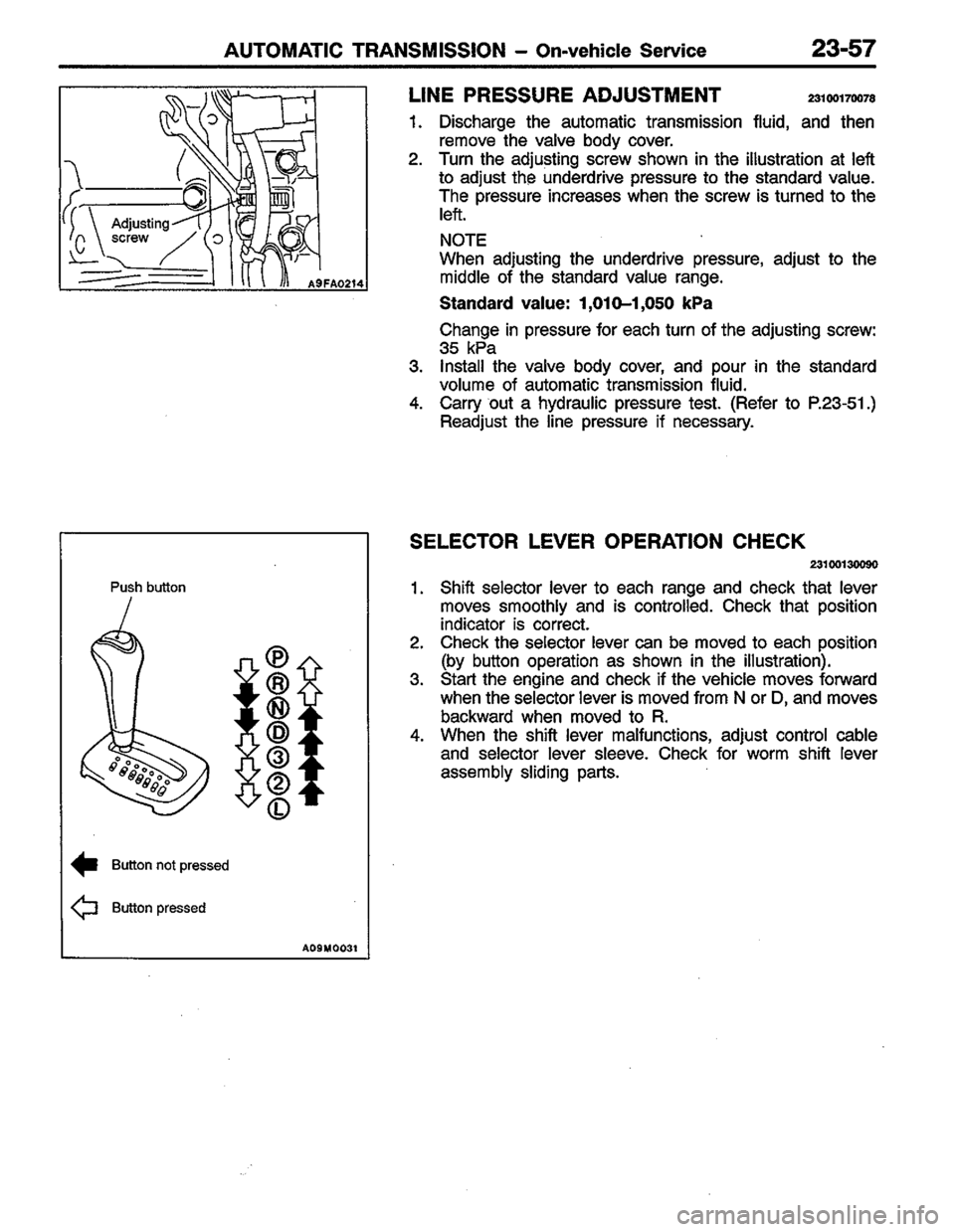 MITSUBISHI COLT 1996 Workshop Manual MITSUBISHI COLT 1996 Workshop Manual