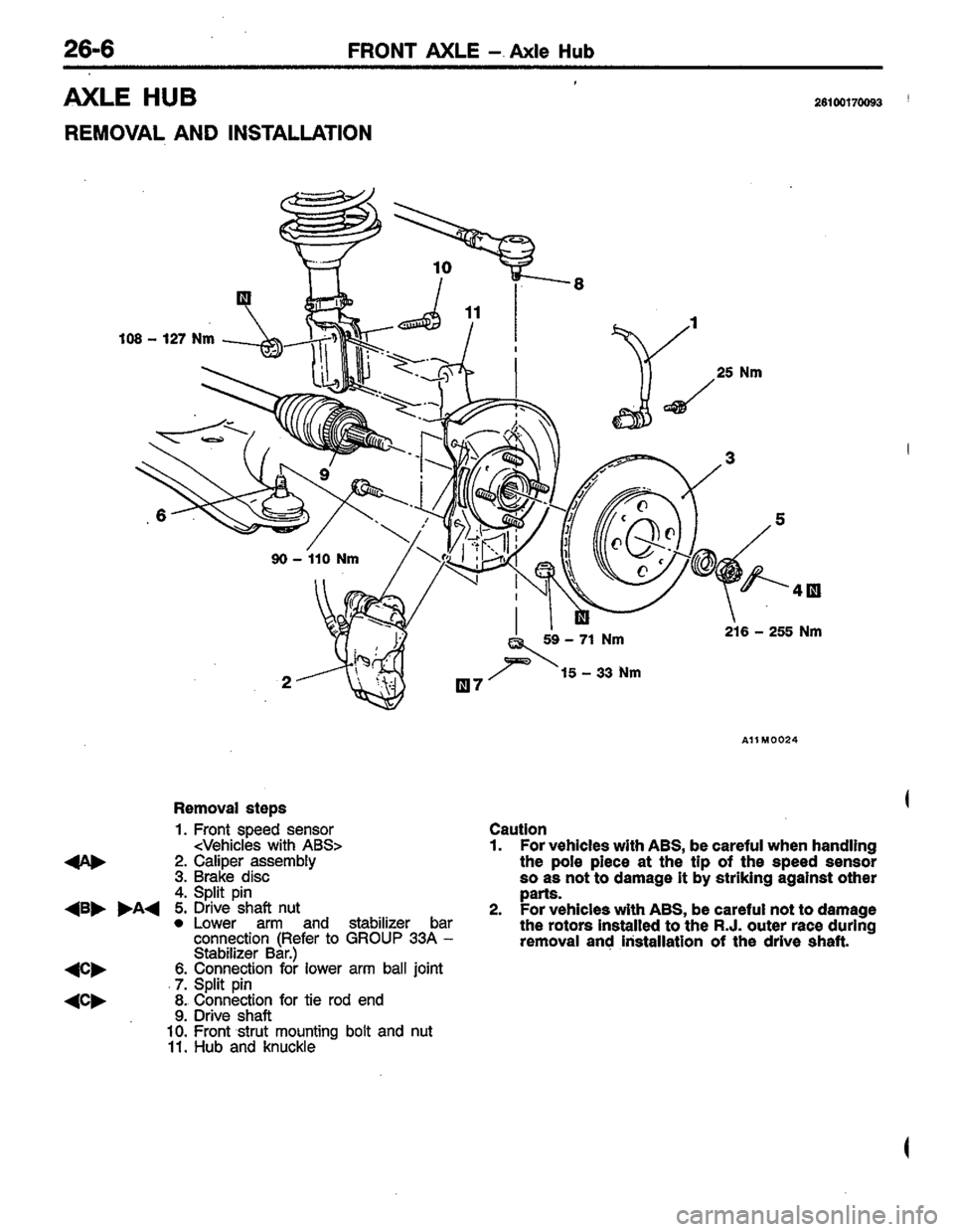 MITSUBISHI COLT 1996 Workshop Manual MITSUBISHI COLT 1996 Workshop Manual