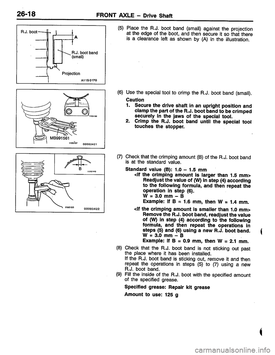 MITSUBISHI COLT 1996 Workshop Manual MITSUBISHI COLT 1996 Workshop Manual