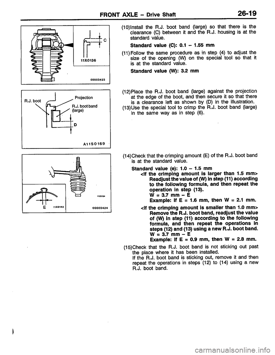 MITSUBISHI COLT 1996 Workshop Manual MITSUBISHI COLT 1996 Workshop Manual