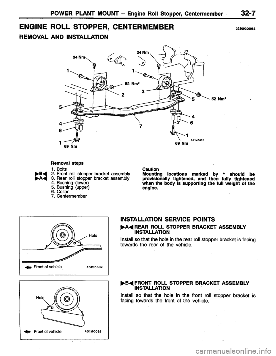 MITSUBISHI COLT 1996 Workshop Manual MITSUBISHI COLT 1996 Workshop Manual