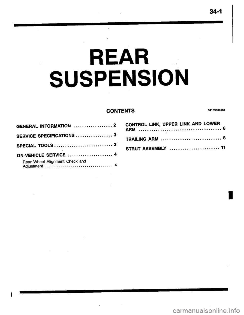 MITSUBISHI COLT 1996 Workshop Manual MITSUBISHI COLT 1996 Workshop Manual