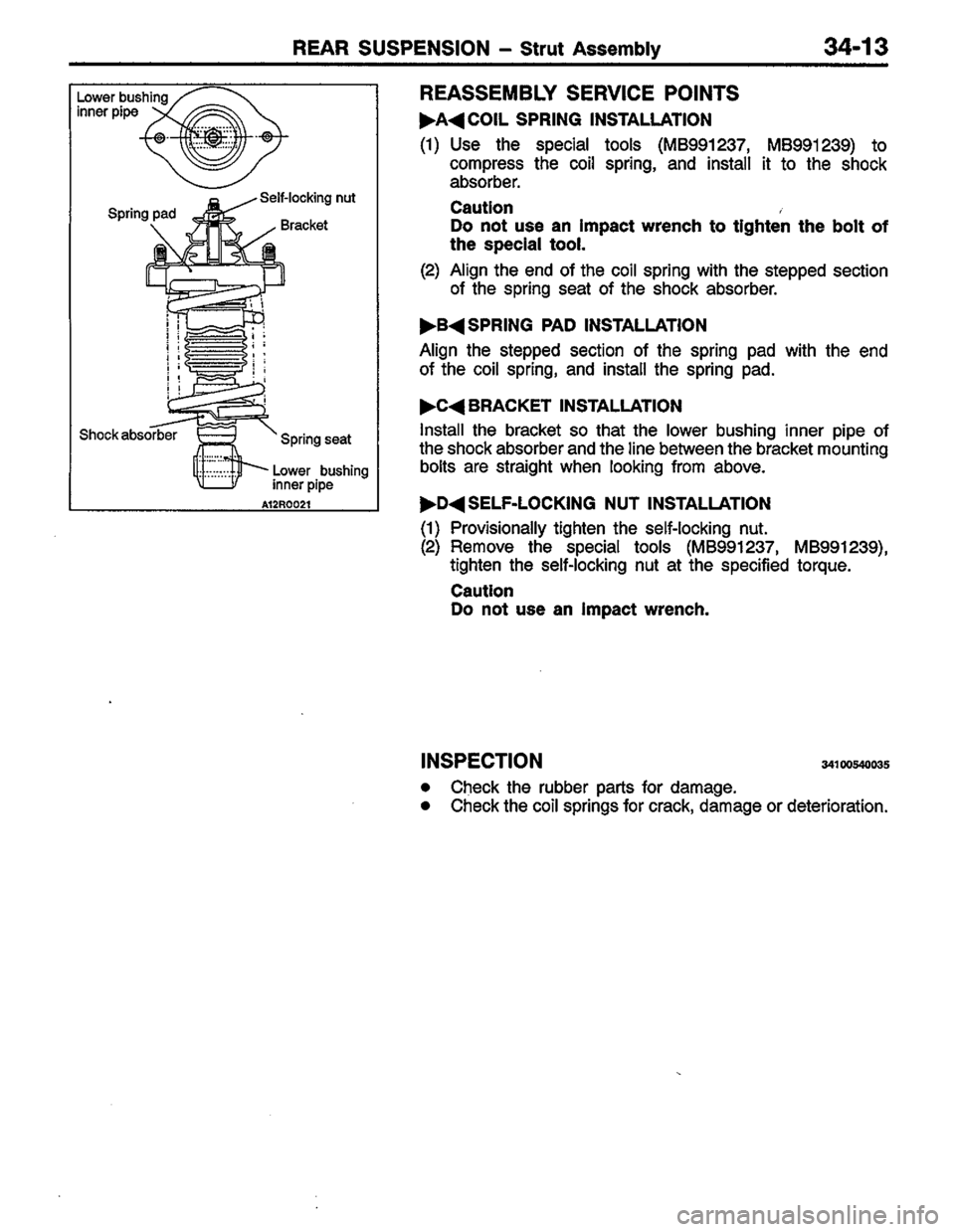 MITSUBISHI COLT 1996 Workshop Manual MITSUBISHI COLT 1996 Workshop Manual