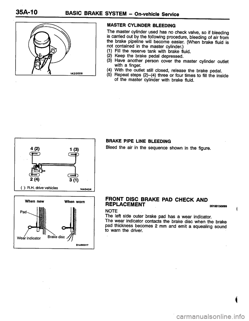 MITSUBISHI COLT 1996 Workshop Manual MITSUBISHI COLT 1996 Workshop Manual