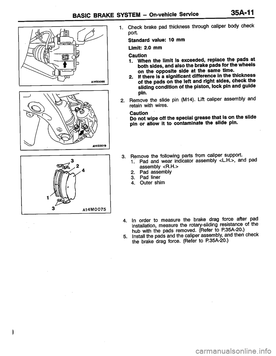 MITSUBISHI COLT 1996 Workshop Manual MITSUBISHI COLT 1996 Workshop Manual