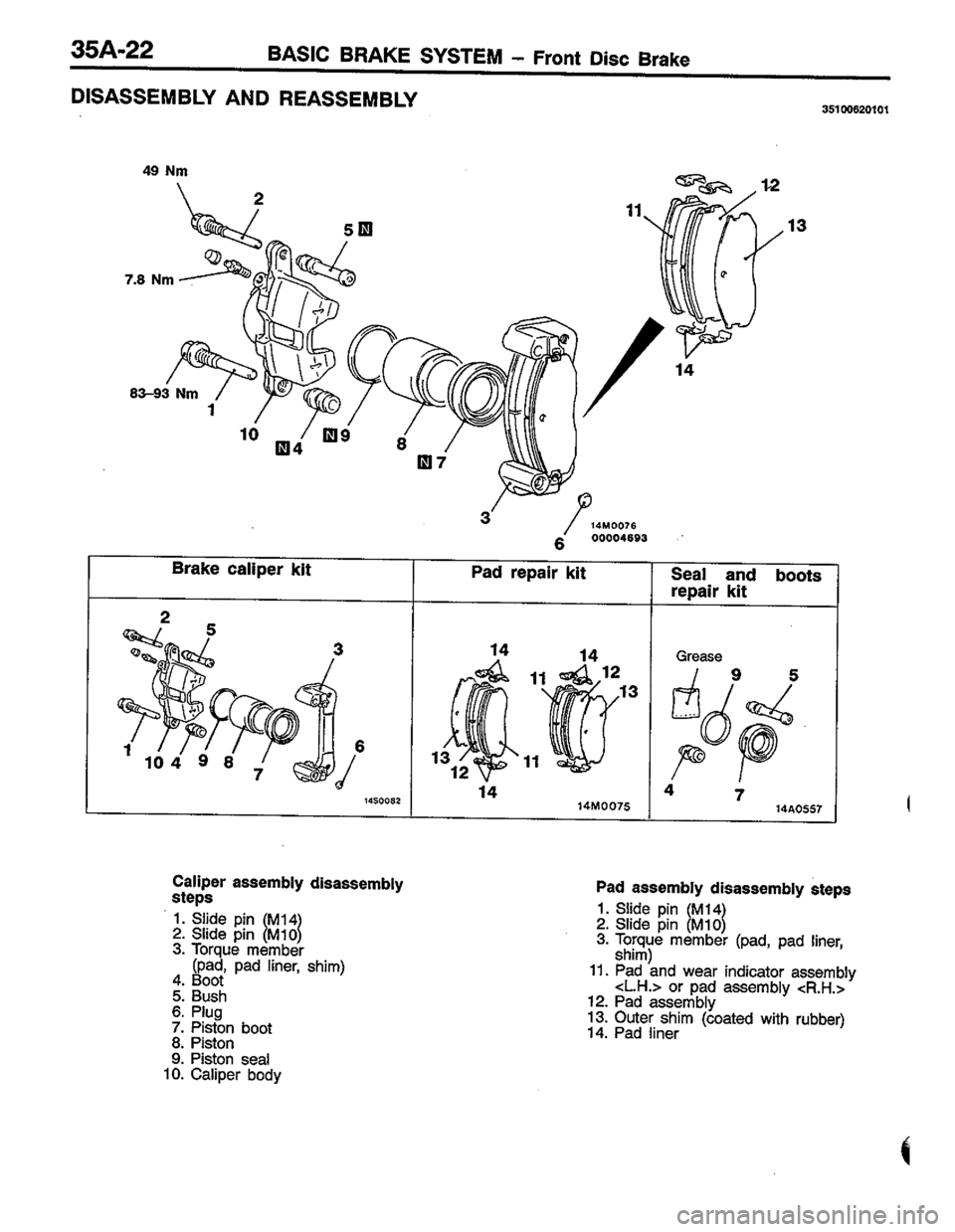 MITSUBISHI COLT 1996 Workshop Manual MITSUBISHI COLT 1996 Workshop Manual