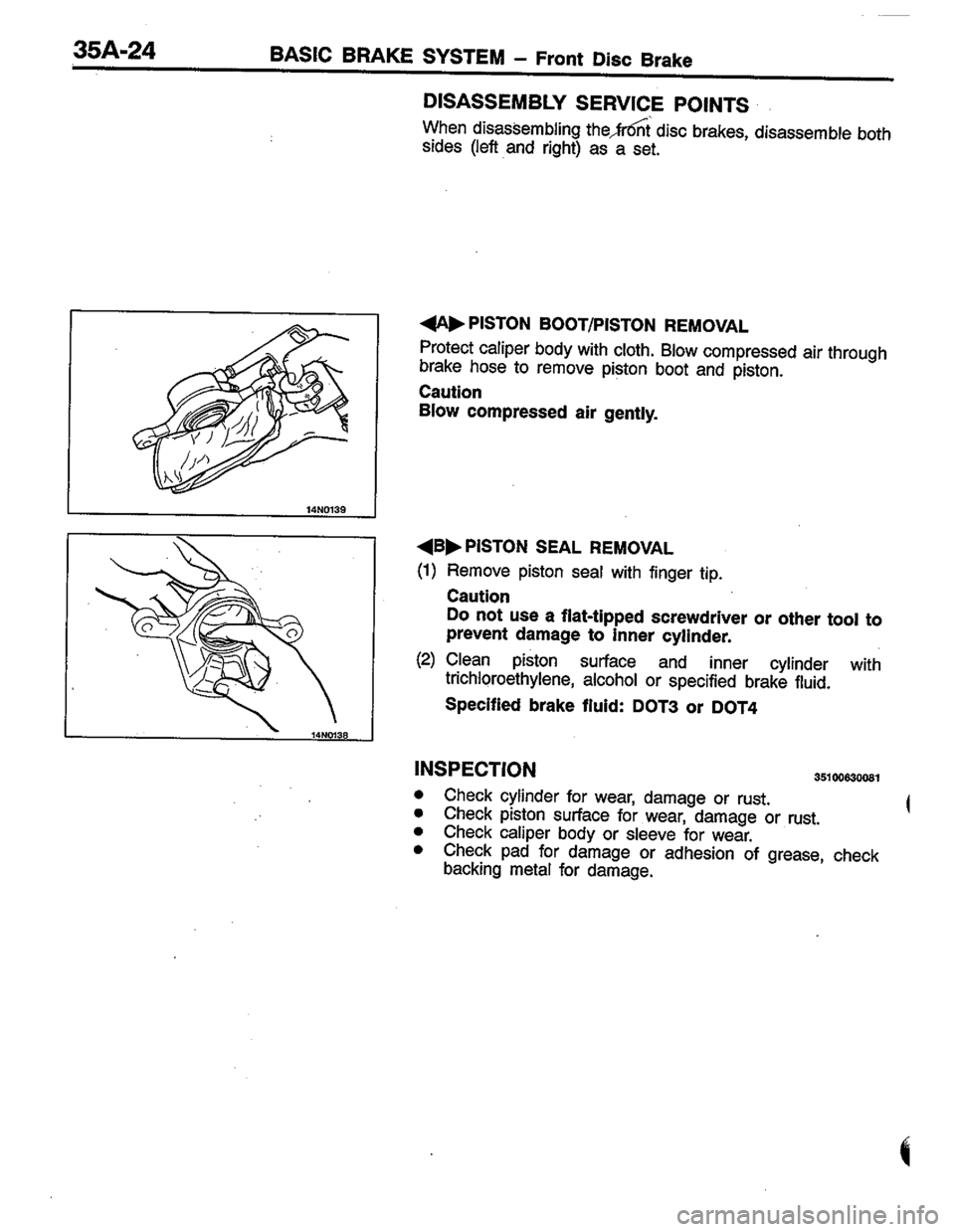 MITSUBISHI COLT 1996 Workshop Manual MITSUBISHI COLT 1996 Workshop Manual