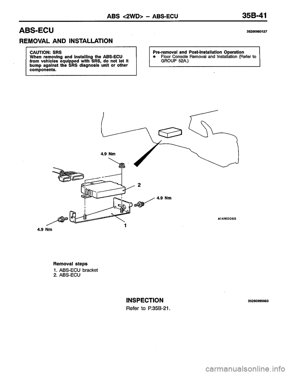 MITSUBISHI COLT 1996 Workshop Manual MITSUBISHI COLT 1996 Workshop Manual