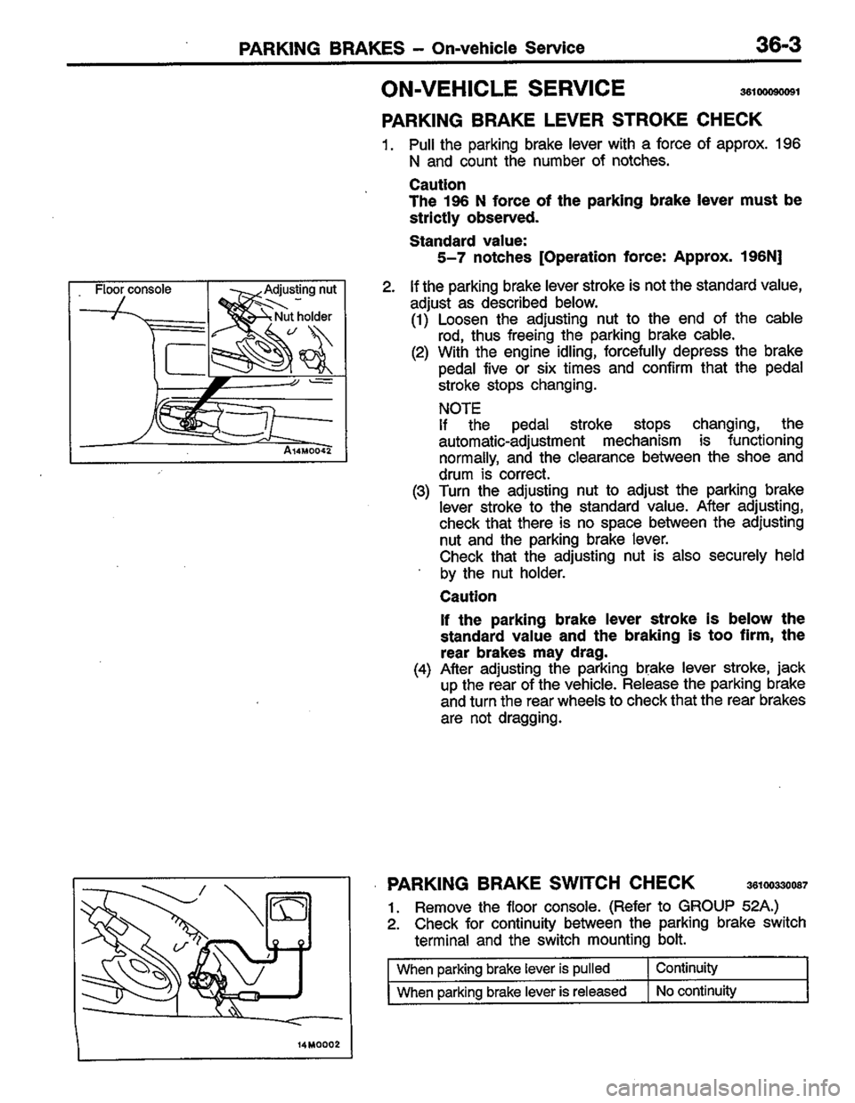 MITSUBISHI COLT 1996 Workshop Manual MITSUBISHI COLT 1996 Workshop Manual