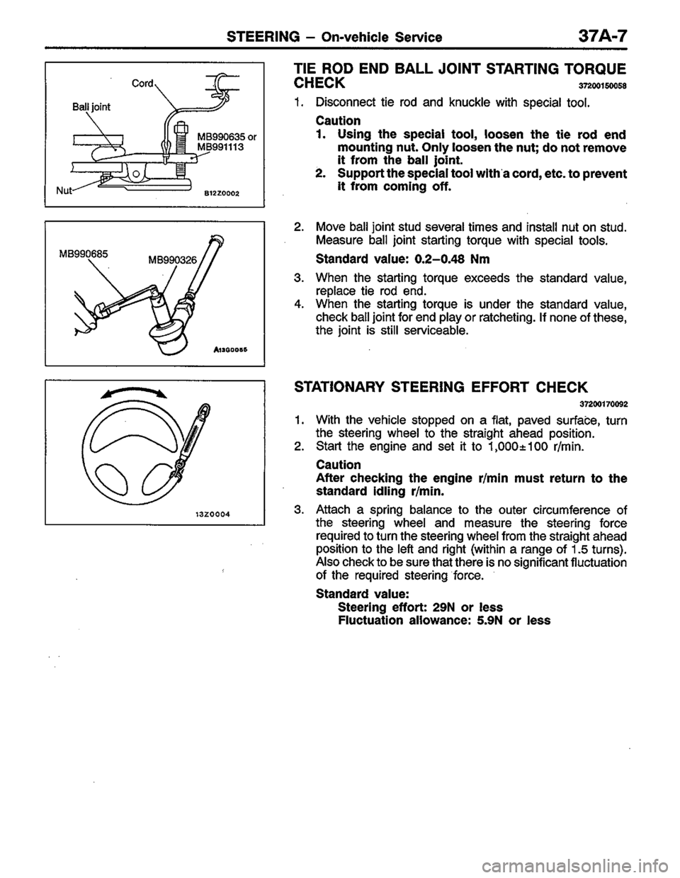 MITSUBISHI COLT 1996 Workshop Manual MITSUBISHI COLT 1996 Workshop Manual