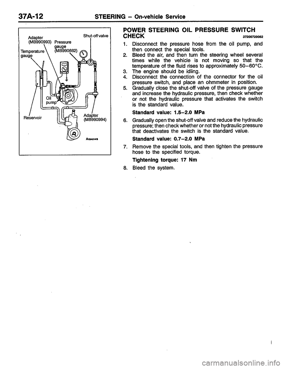 MITSUBISHI COLT 1996 Workshop Manual MITSUBISHI COLT 1996 Workshop Manual