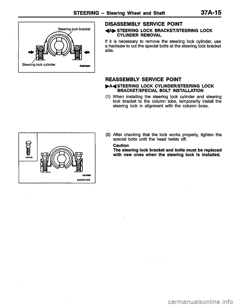 MITSUBISHI COLT 1996 Workshop Manual MITSUBISHI COLT 1996 Workshop Manual
