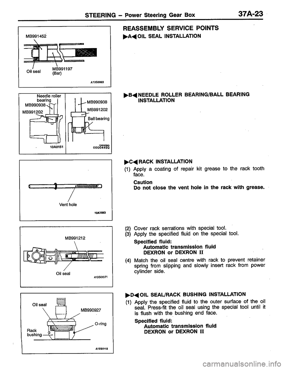 MITSUBISHI COLT 1996 Workshop Manual MITSUBISHI COLT 1996 Workshop Manual