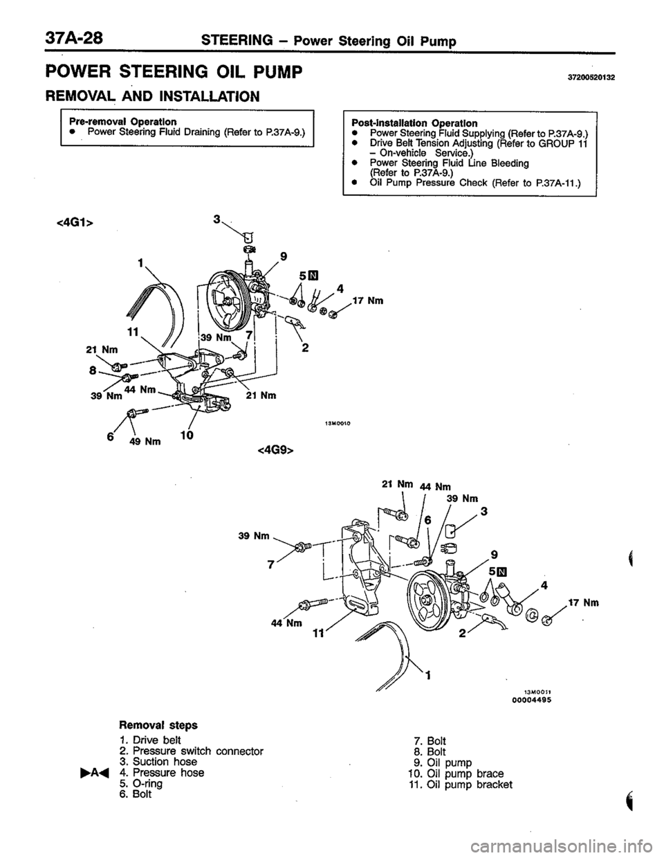 MITSUBISHI COLT 1996 Workshop Manual MITSUBISHI COLT 1996 Workshop Manual