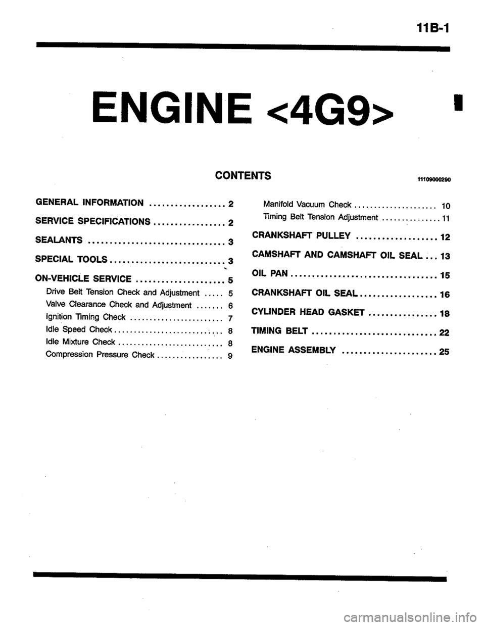 MITSUBISHI COLT 1996 Repair Manual MITSUBISHI COLT 1996 Repair Manual