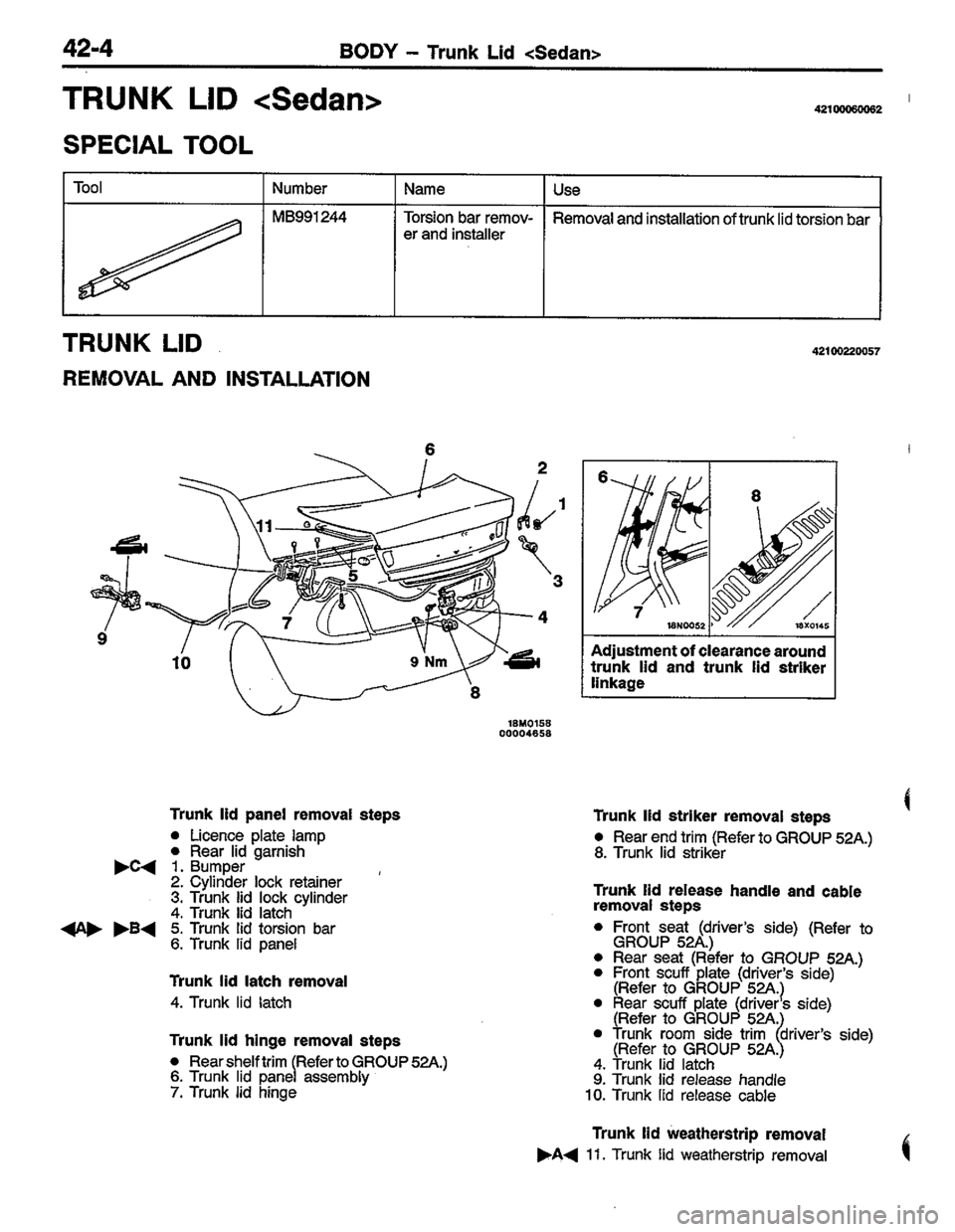 MITSUBISHI COLT 1996 Workshop Manual MITSUBISHI COLT 1996 Workshop Manual