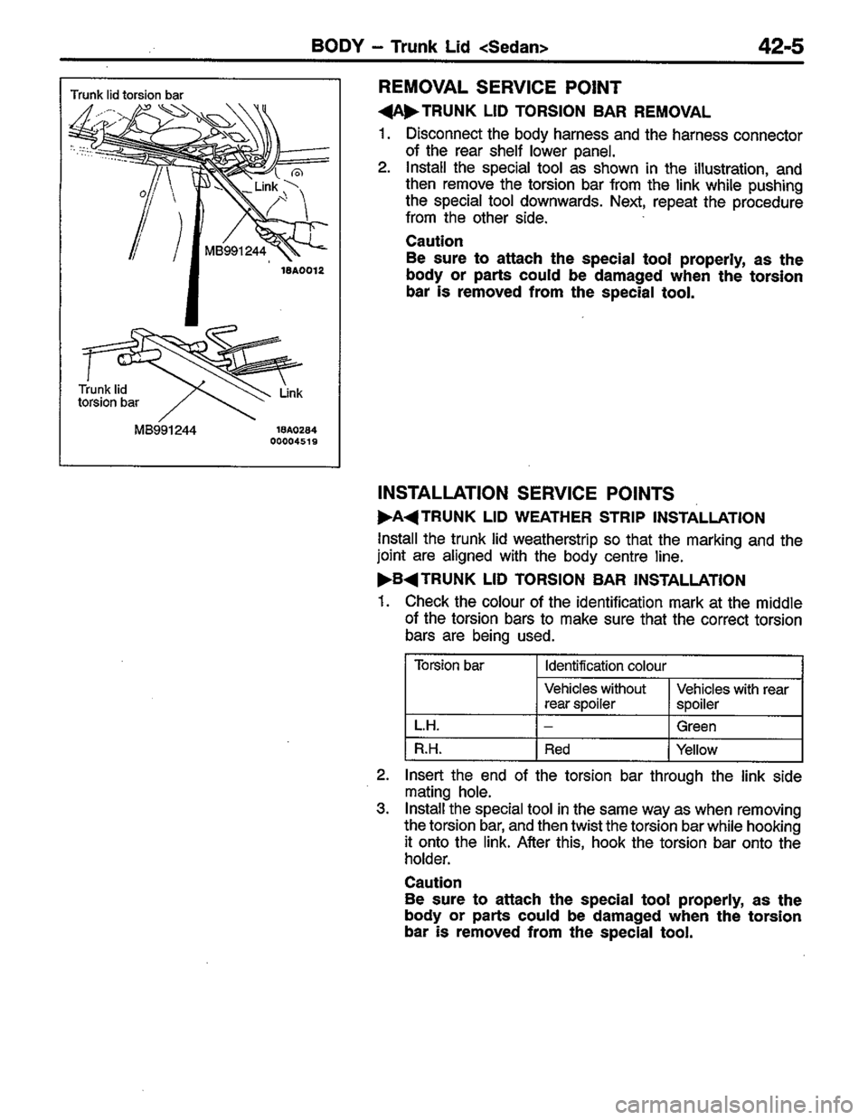MITSUBISHI COLT 1996 Workshop Manual MITSUBISHI COLT 1996 Workshop Manual