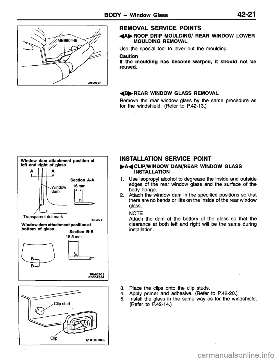 MITSUBISHI COLT 1996 Workshop Manual MITSUBISHI COLT 1996 Workshop Manual