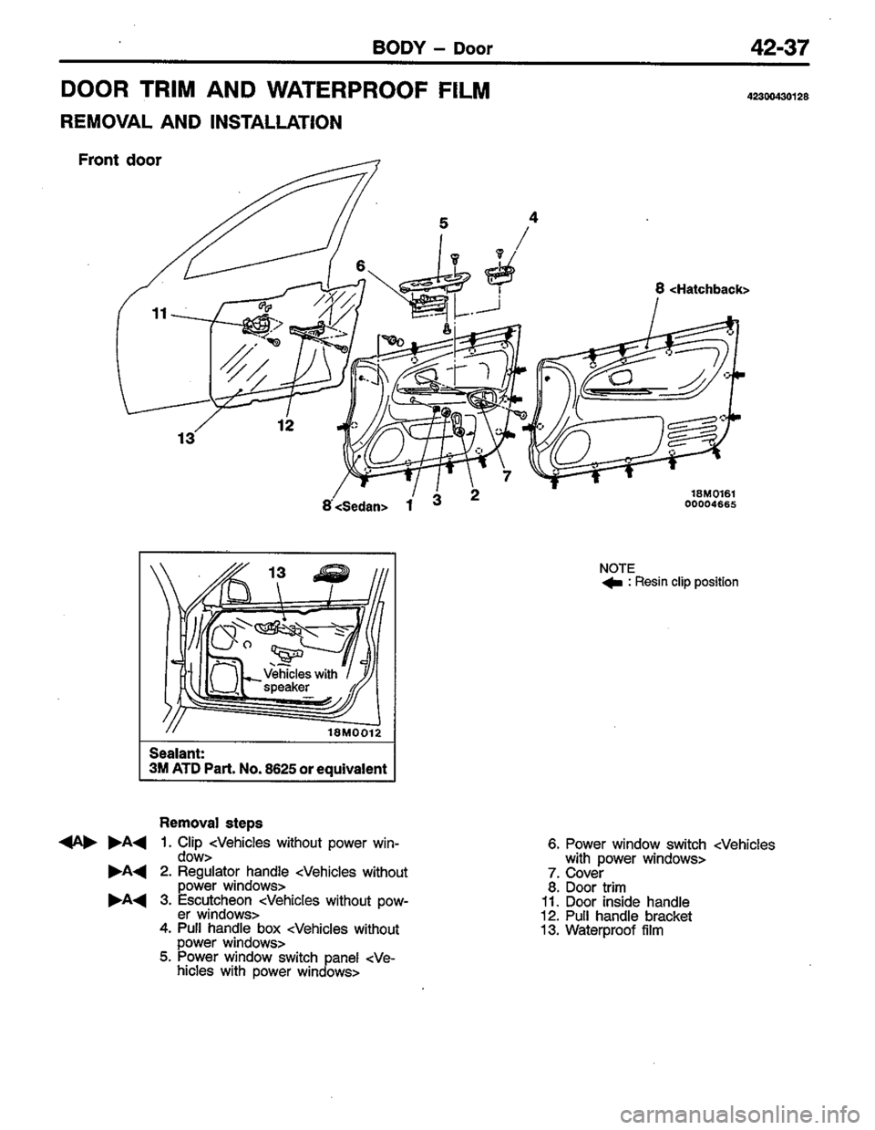 MITSUBISHI COLT 1996 Workshop Manual MITSUBISHI COLT 1996 Workshop Manual