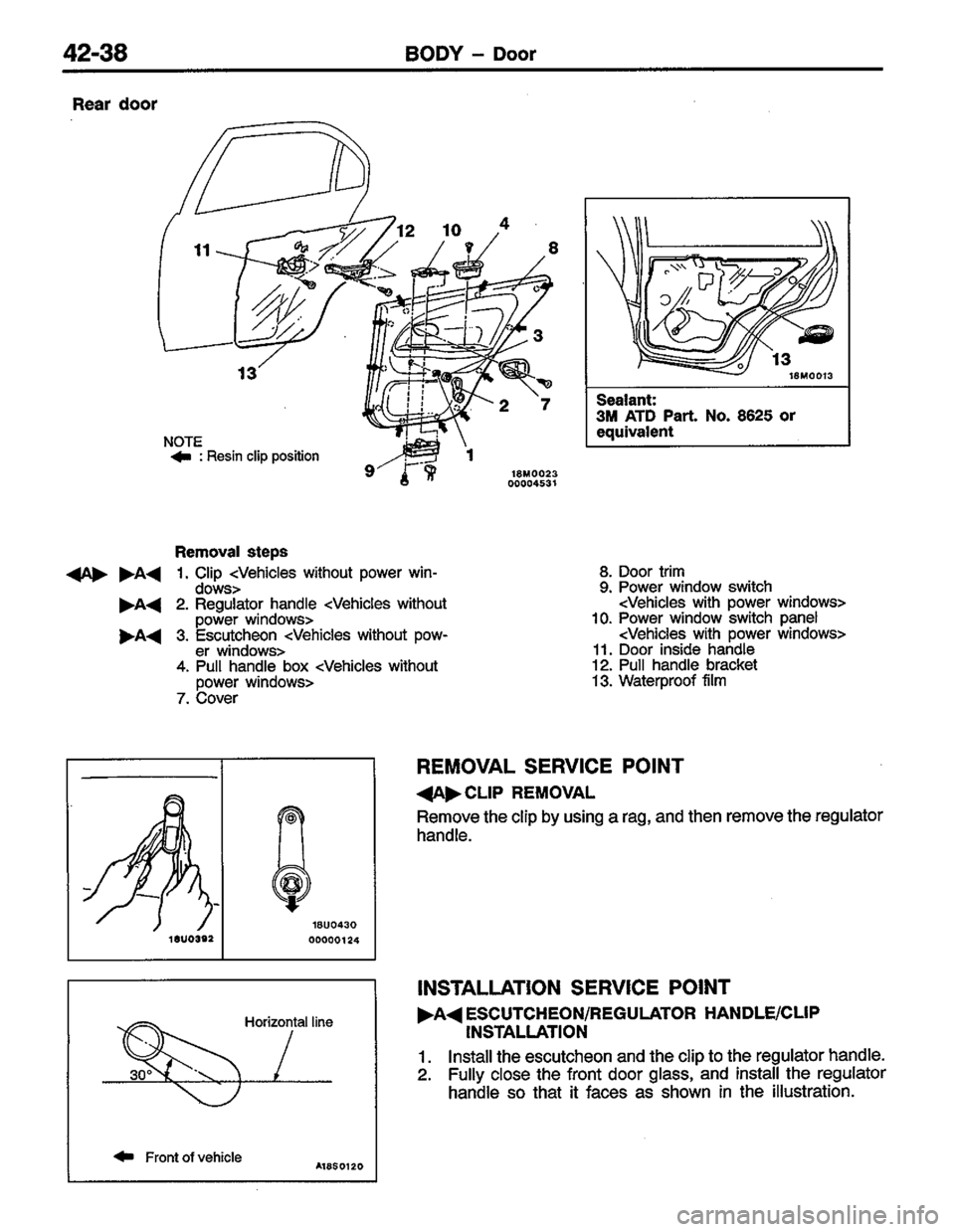 MITSUBISHI COLT 1996 Workshop Manual MITSUBISHI COLT 1996 Workshop Manual