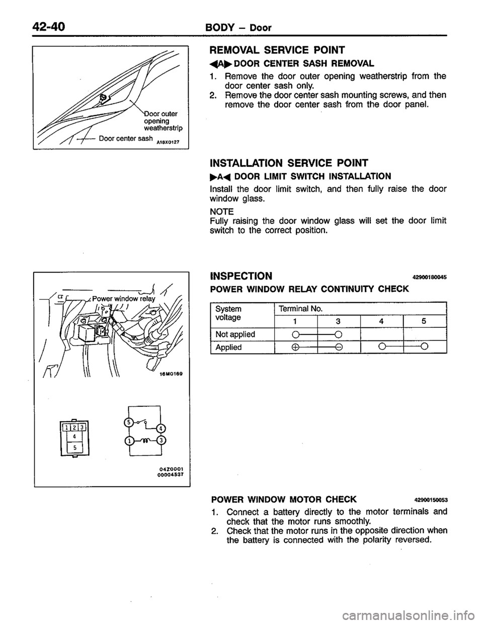 MITSUBISHI COLT 1996 Workshop Manual MITSUBISHI COLT 1996 Workshop Manual