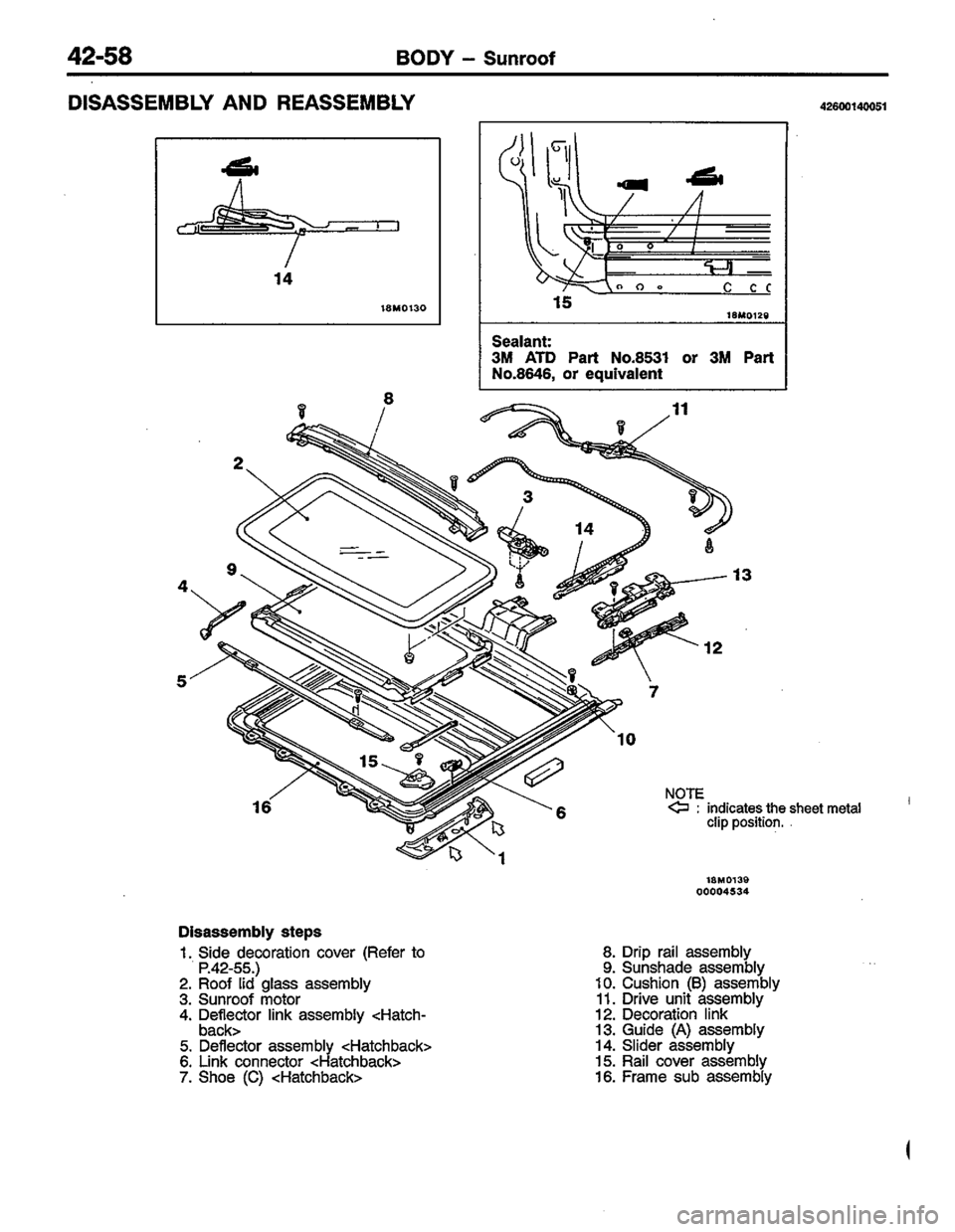 MITSUBISHI COLT 1996 Workshop Manual MITSUBISHI COLT 1996 Workshop Manual