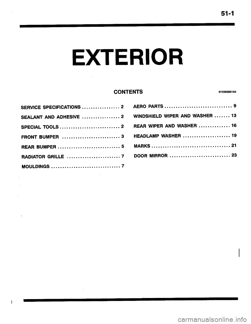 MITSUBISHI COLT 1996 Workshop Manual MITSUBISHI COLT 1996 Workshop Manual