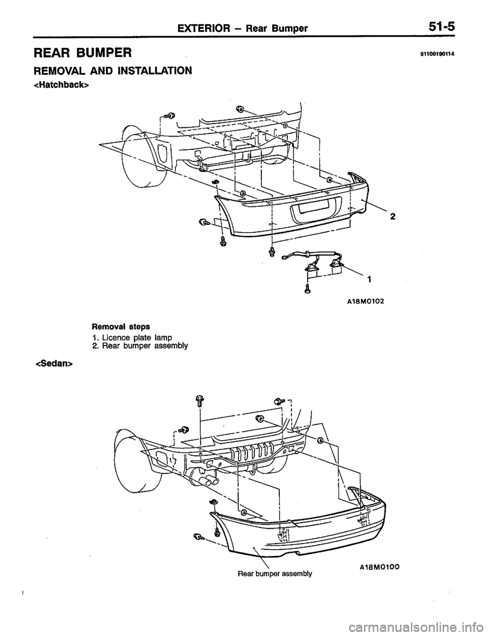 MITSUBISHI COLT 1996 Workshop Manual MITSUBISHI COLT 1996 Workshop Manual