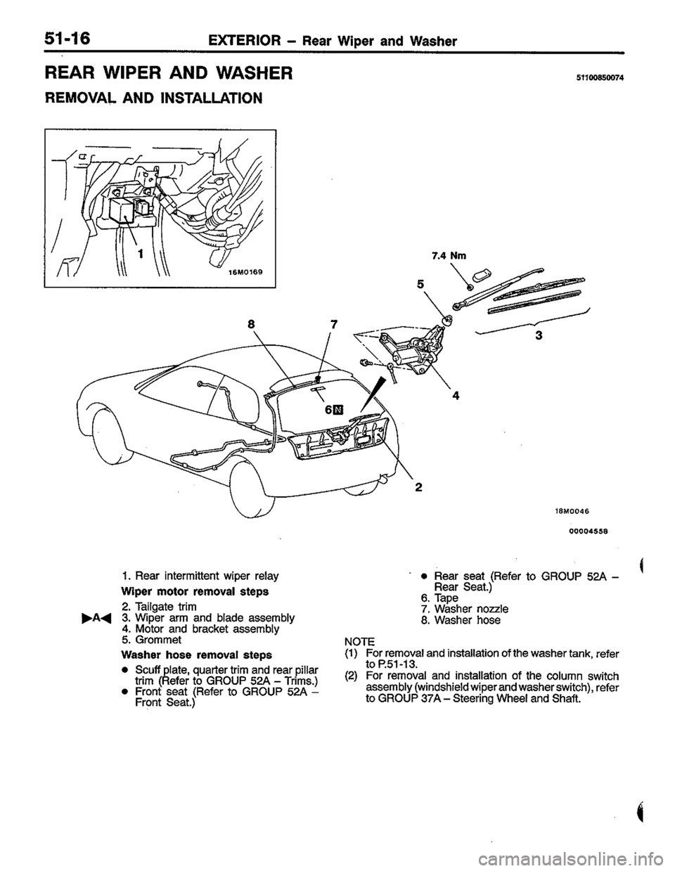 MITSUBISHI COLT 1996 Workshop Manual MITSUBISHI COLT 1996 Workshop Manual