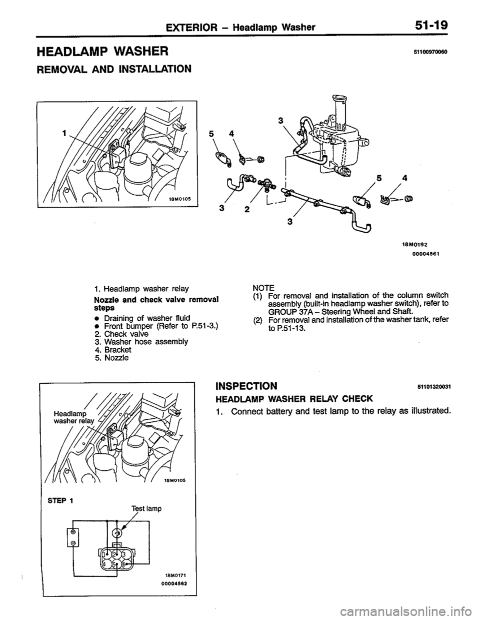 MITSUBISHI COLT 1996 Workshop Manual MITSUBISHI COLT 1996 Workshop Manual